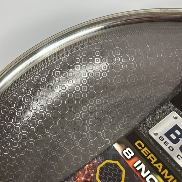 David Burke Ceramic Hybrid 8" 10" Heavy Stainless Steel Skillet Frying Pans NEW - Picture 5 of 12